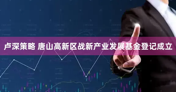 卢深策略 唐山高新区战新产业发展基金登记成立